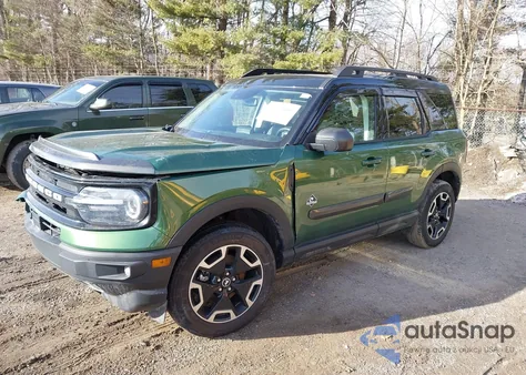 2024 Ford Bronco Sport Outer Banks из США, поврежденный, VIN 3FMCR9C6XRRE40646